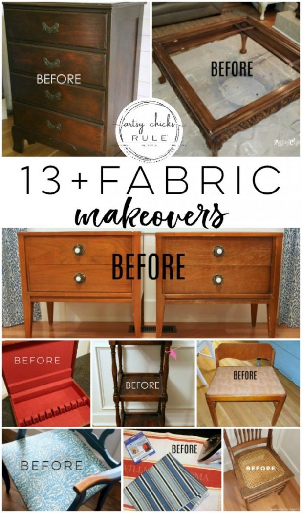 13+ Fun FABRIC PROJECTS artsychicksrule.com #fabricprojects #fabriccoveredfurniture #fabricideas #fabriccrafts