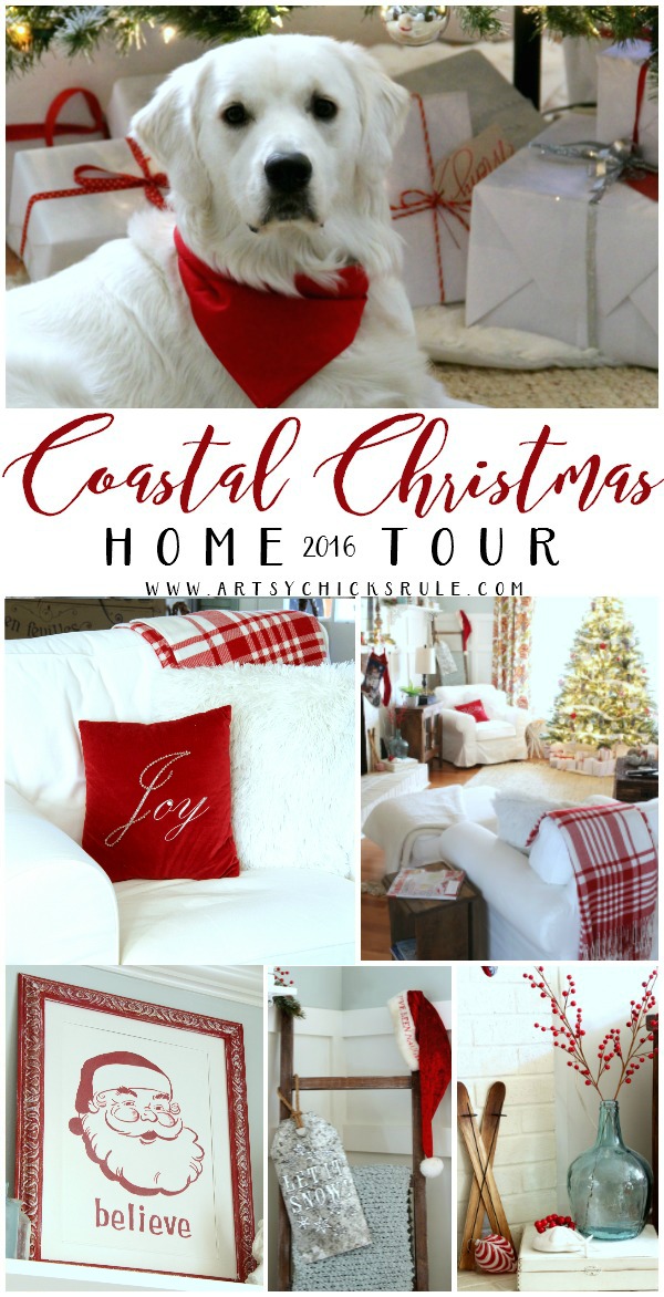 Coastal Christmas Home Tour 2016