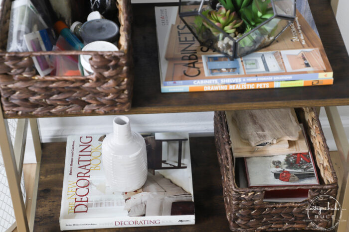 baskets and books