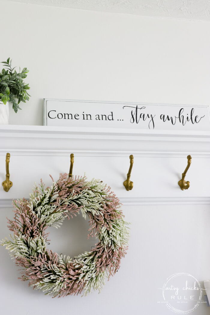 Repurposed Drawer Front Sign (and free printable!)