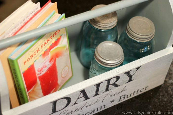 Easy DIY “Dairy Box” – Milk Paint Tool Box