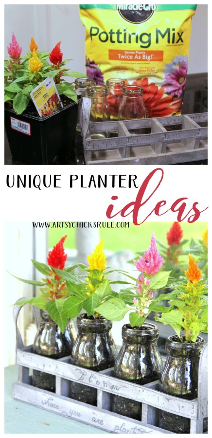 Decorating with Potted Plants - UNIQUE PLANTER IDEAS - artsychicksrule #pottedplants #planterideas