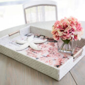 Decoupage Tissue Paper Tray