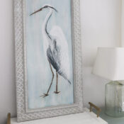 DIY Blue Heron Painting