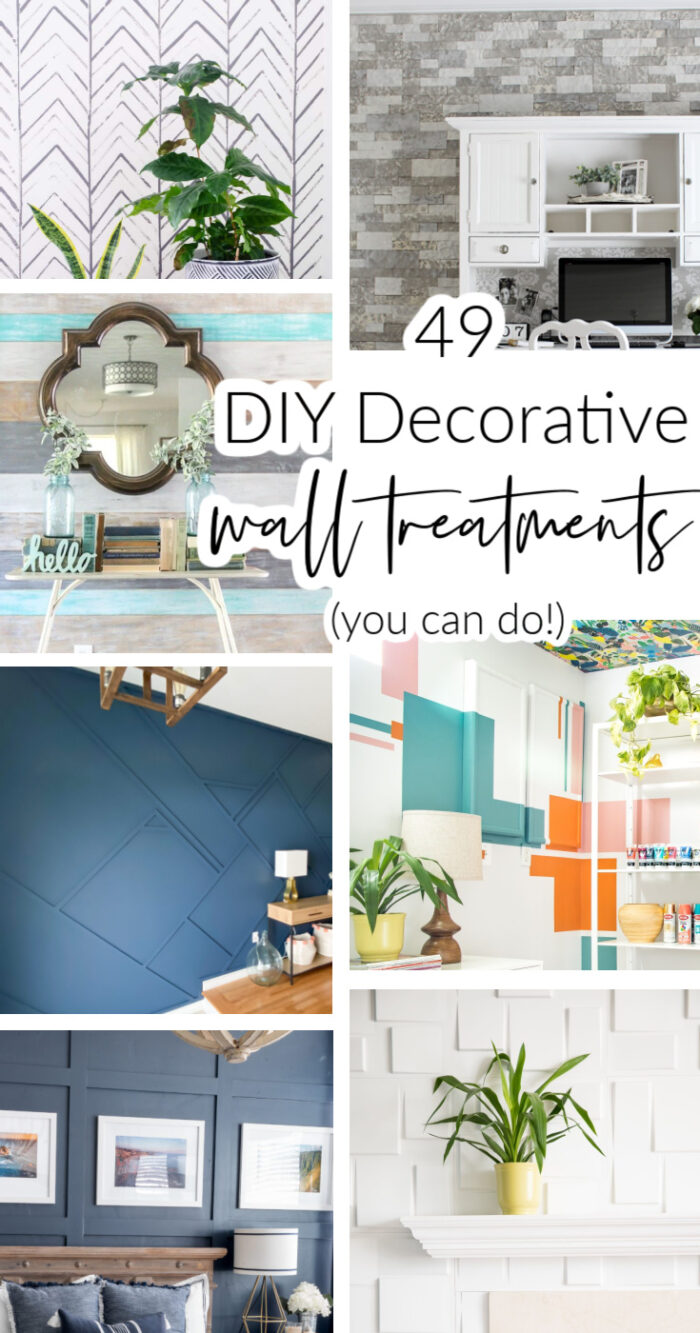 DIY Decorative Wall Treatments (you can do!)