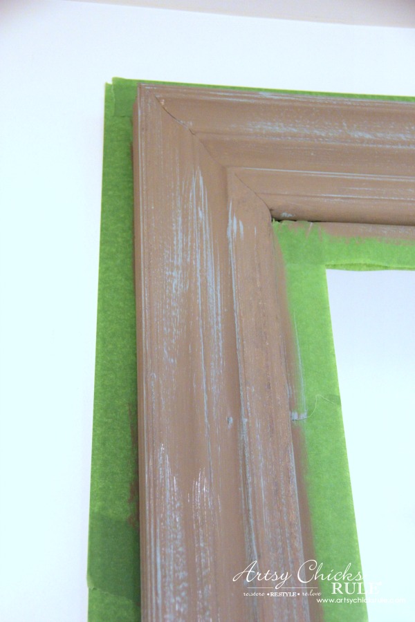EASY!! DIY Weathered Wood Look with Paint artsychicksrule.com