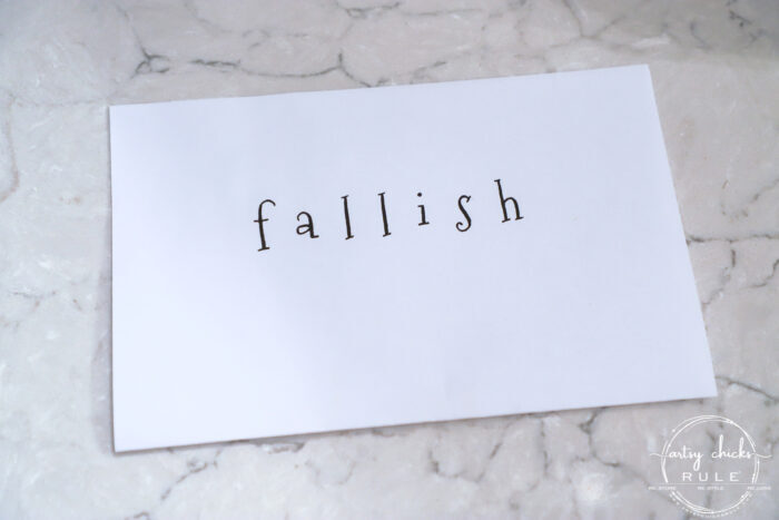 "Fallish" Lettered Mini Pumpkins are the cutest addition to any fall decor! Simple to make, fun to display! artsychicksrule.com #fallish #fallpumpkins #minipumpkins #pumpkinideas #pumpkincrafts