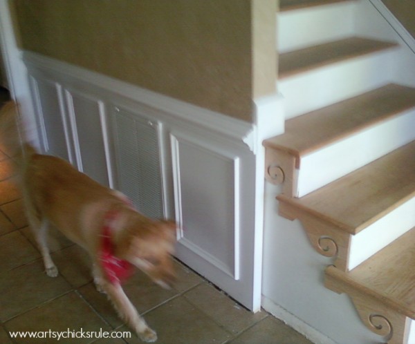 Foyer Makeover - Stair flair -