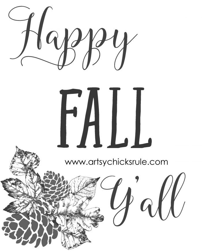FREE Fall Printables For You!! artsychicksrule.com #freefallprintables #fallprintables