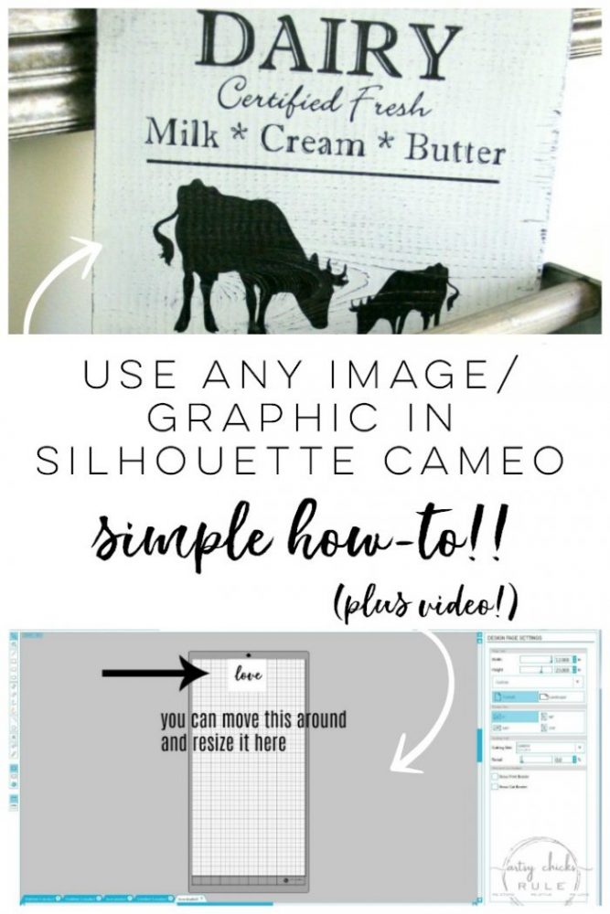 How To Import Your Own Designs Into Silhouette Cameo EASY!!!! artsychicksrule.com #silhouettecameo #silhouetteprojects #silhouettedesigns #signart #wallart #diysigns #howtousesilhouette