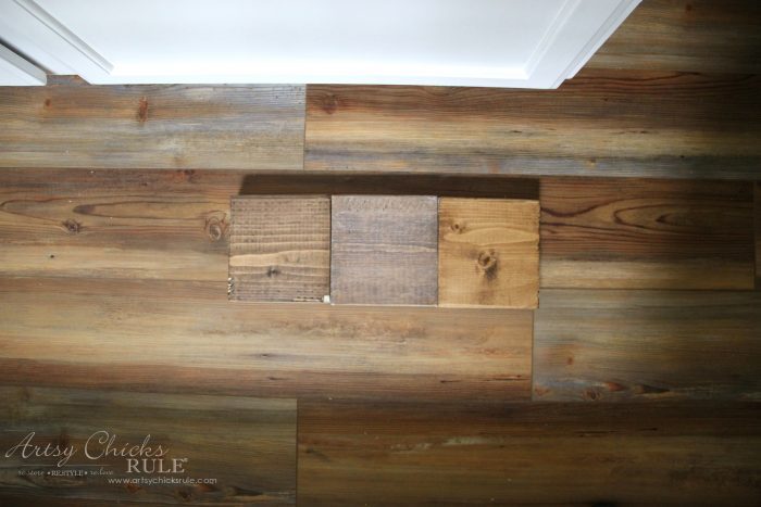 Farmhouse Style and Easy!! How To Make DIY Wood Countertop - matching flooring artsychicksrule.com #woodcountertops #diywoodcountertop #howtobuildcountertop 