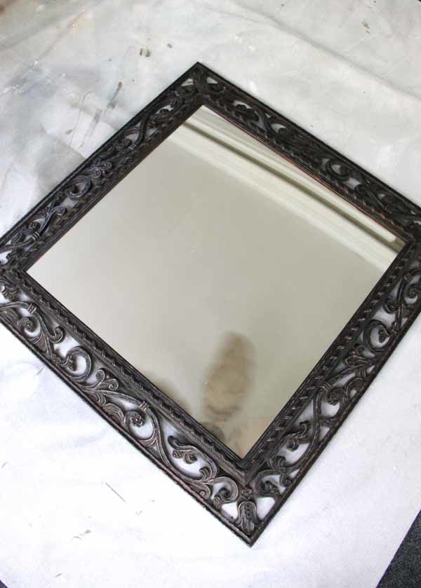 Mirror Word Art - Old Mirror Before - artsychicksrule.com #mirrorwordart #silhouette
