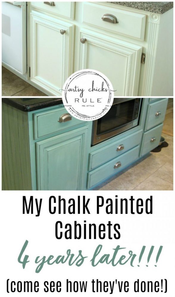 My Chalk Painted Cabinets, 4 years later!! Want to know how the Chalk Paint has held up? Would I do it again?? Come find out here!