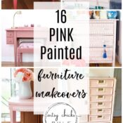 Pink Furniture Makeover Ideas (from girly to sophisticated!)