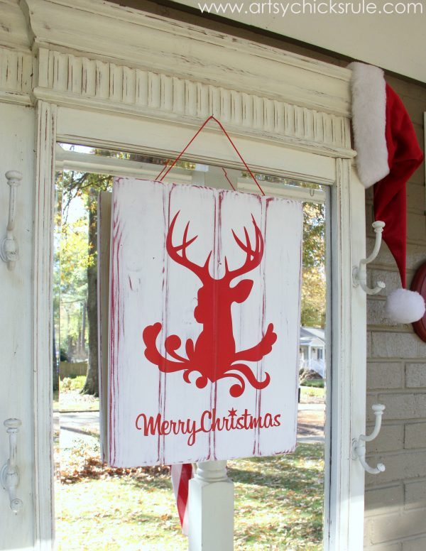 Silhouette Merry Christmas Sign