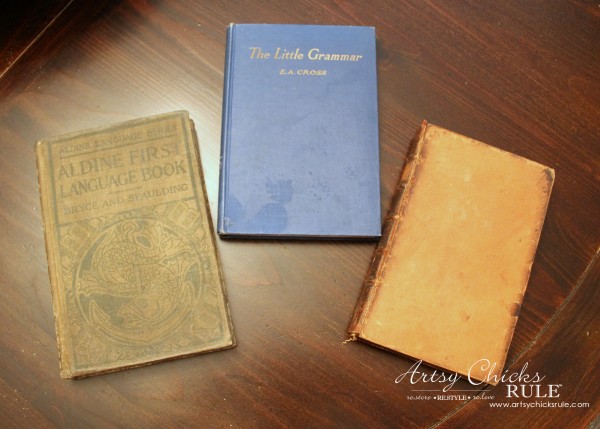 Vintage Collections - Vintage Books - #vintage #collections #bluemasonjars #retro #antique artsychicksrule.com